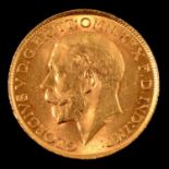 A Gold Full Sovereign Coin, George V 1912.