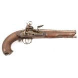Early 19th Century Spanish miquelet flintlock pistol,