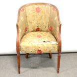 Beech tub chair,