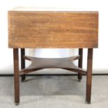 George III mahogany Pembroke table,