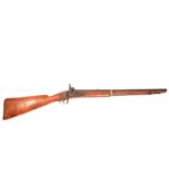 Antique percussion rifle,