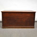 Victorian mahogany blanket box,