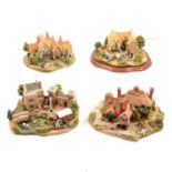 Collection of four Lilliput Lane models,