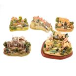 Collection of five Lilliput Lane models,