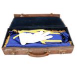 Freemason Interest; Leather attache case, apron, and other accessories.