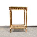 French marble topped etagere,