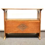 Oak monks bench,