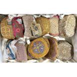 Collection of embroidered hats from Kutch, Gujarat, and Afghanistan