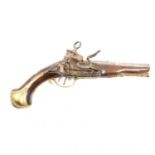 Spanish miquelet flintlock pistol,