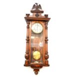 Vienna walnut wall clock,