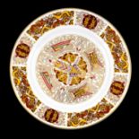 Seven Spode collectors plates, inspired by Mediaeval manuscripts