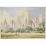 George Stelfox, New York from Central Park