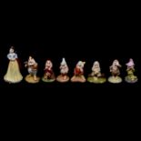 Royal Doulton set, Snow White and the Seven Dwarfs, boxed.