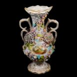 Coalbrookdale style vase,