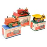 Three Dinky Supertoys construction vehicles, boxed