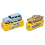 Two French Dinky Toys die-cast models ref 543 and ref 525.