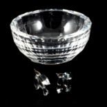 Swarovski Crystal 'Wa' bowl and a Christmas Tree topper ornament