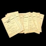 A collection of twenty Luton Stadium greyhound racing programmes, 1930's