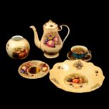 Collection of Aynsley 'Orchard Gold' pattern decorative china