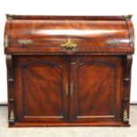 Victorian mahogany rolltop desk,
