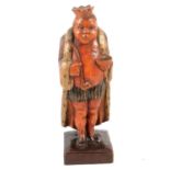 A German carved wooden novelty musical figure, by Karl Griesbaum