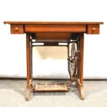 Treadle sewing machine,