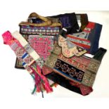 Quantity of assorted Chinese regional textiles and clothing
