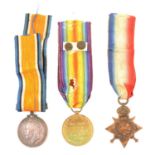 Medals; WWI group of three,