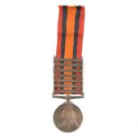 Medal; Queen's South Africa Medal with seven bars,