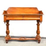 Victorian mahogany washstand,