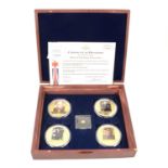 Windsor Mint Winston Churchill five coin set,