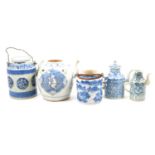 Chinese porcelain rice wine kettle, etc.