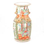 Cantonese porcelain vase,