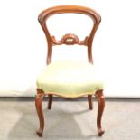 Victorian elm and ash kitchen elbow chair,