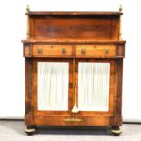 Regency rosewood chiffonier,