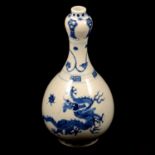 Chinese porcelain gourd shaped vase,