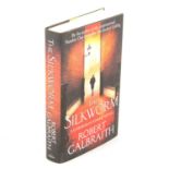 Robert Galbraith (J K Rowling), The Silkworm, 2014, signed