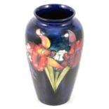 Moorcroft Pottery, a large 'Orchid' vase