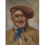 Carlo Liuppo, old man with pipe.