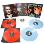 Three David Bowie LP vinyl records including Pavillon De Paris etc