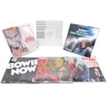 Six David Bowie modern release vinyl records.