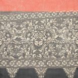 Indian gold thread and embroidered wall hanging, and other materials,