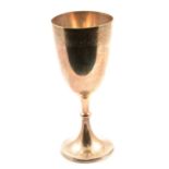 Edwardian silver goblet, John Round & Son Ltd, Sheffield 1895.