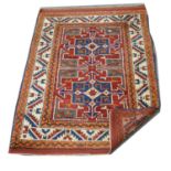 Persian rug and a small mat,