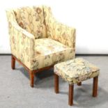 Edwardian easy chair,