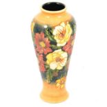 Emma Bossons for Moorcroft, a vase in the Victoriana design.