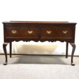 Oak dresser base,