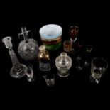 Collection of glassware