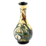 Rachel Bishop for Moorcroft Pottery, a vase in the Lamia design.