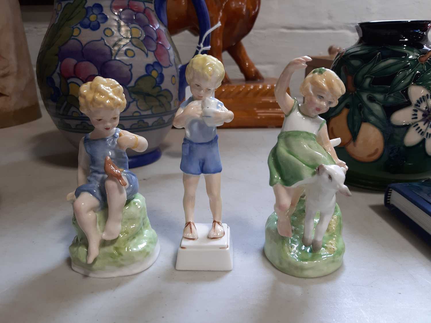Eight Royal Worcester figurines by Freda Doughty - Image 4 of 5